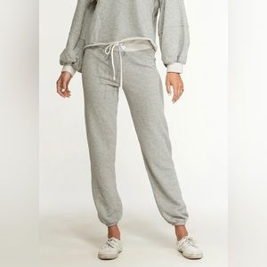 NIGHTCAP Free People grey cotton basic jogger cozy loungewear sweatpants M